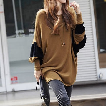 Womens Casual Batwing Top